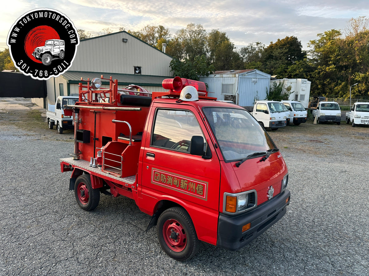 1993 DAIHATSU HIJET FIRE TRUCK 4WD - FULLY EQUIPPED - 2,307 Miles — LOT#982