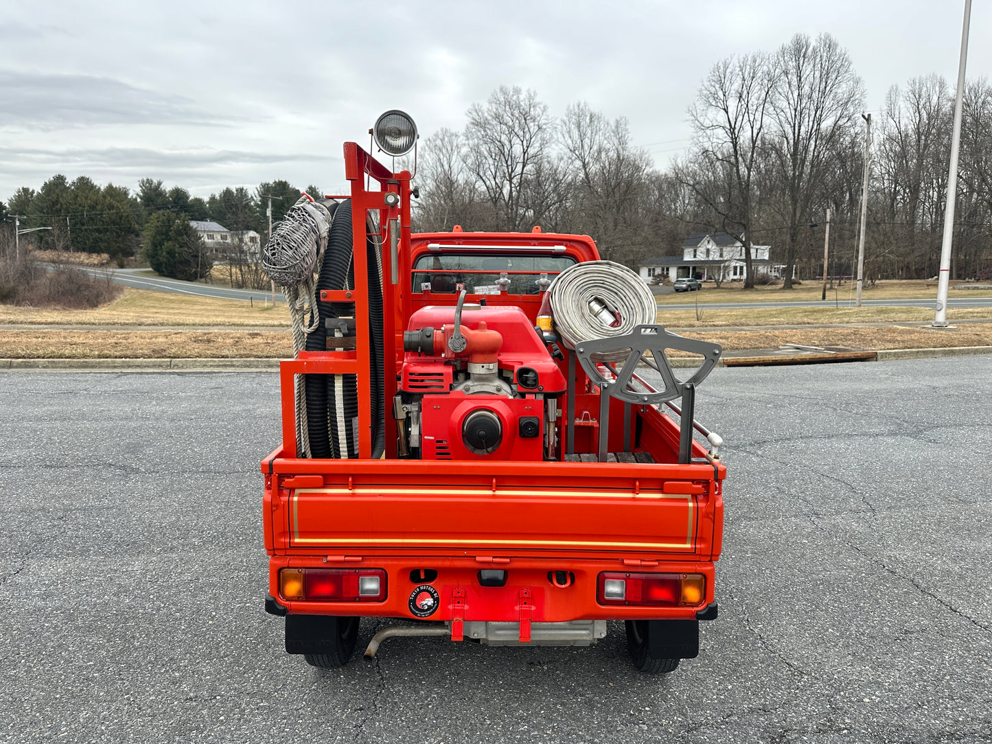 1997 HONDA ACTY SDX FIRE TRUCK - 4WD - FULLY EQUIPPED - 2,577 Miles — LOT#842