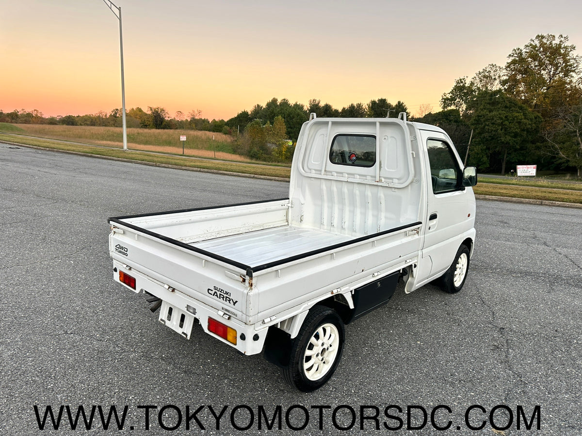 “UNICORN” 1999 SUZUKI CARRY TURBO 4WD - AUTOMATIC TRANSMISSION - A/C - 19k MILES — LOT#997