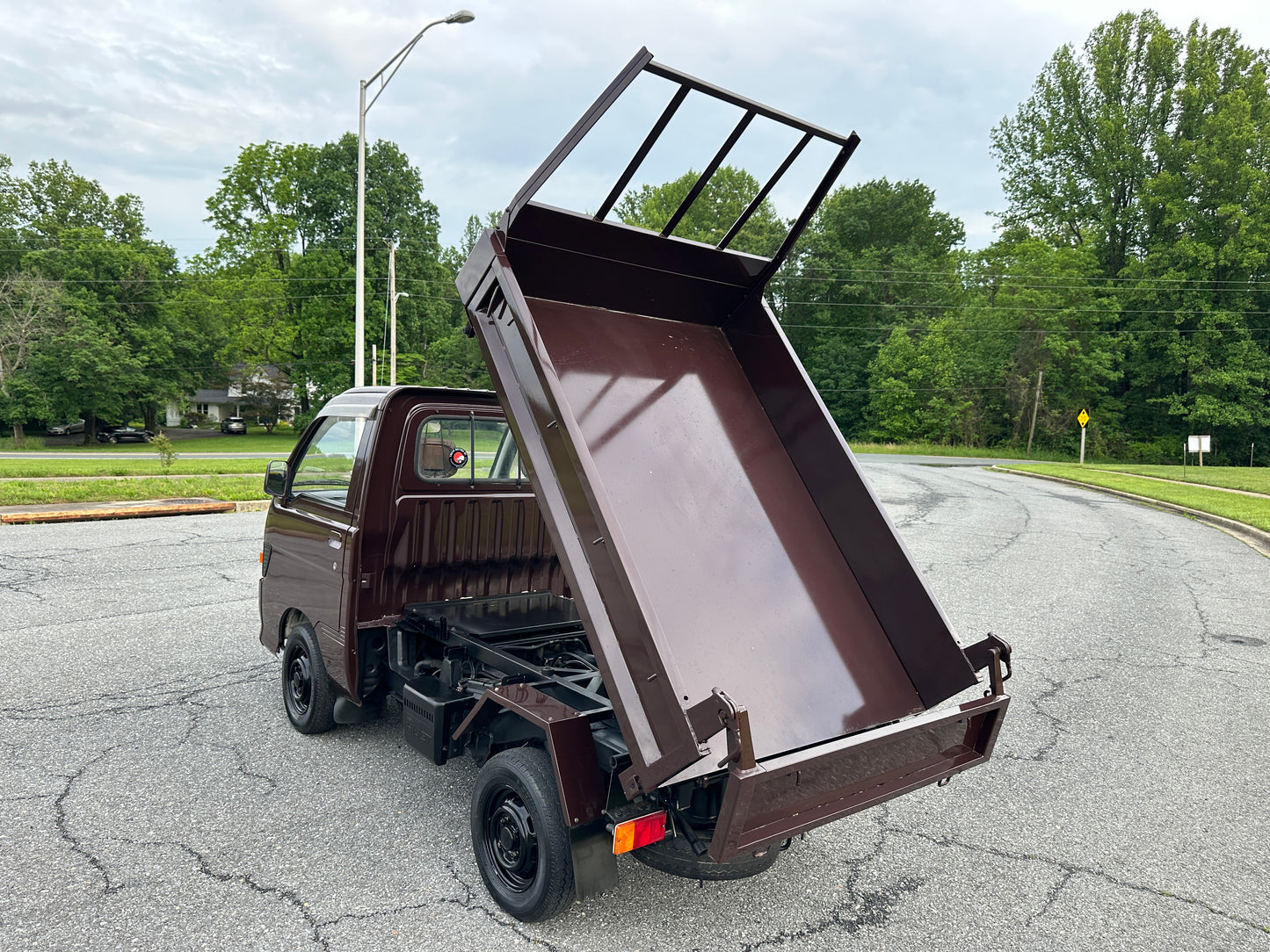1995 DAIHATSU HIJET CLIMBER PTO DUMP - 4x4 - DIFF LOCK - 2 SPEED TRANSFER-CASE - A/C - CUSTOM PAINTJOB — LOT#912