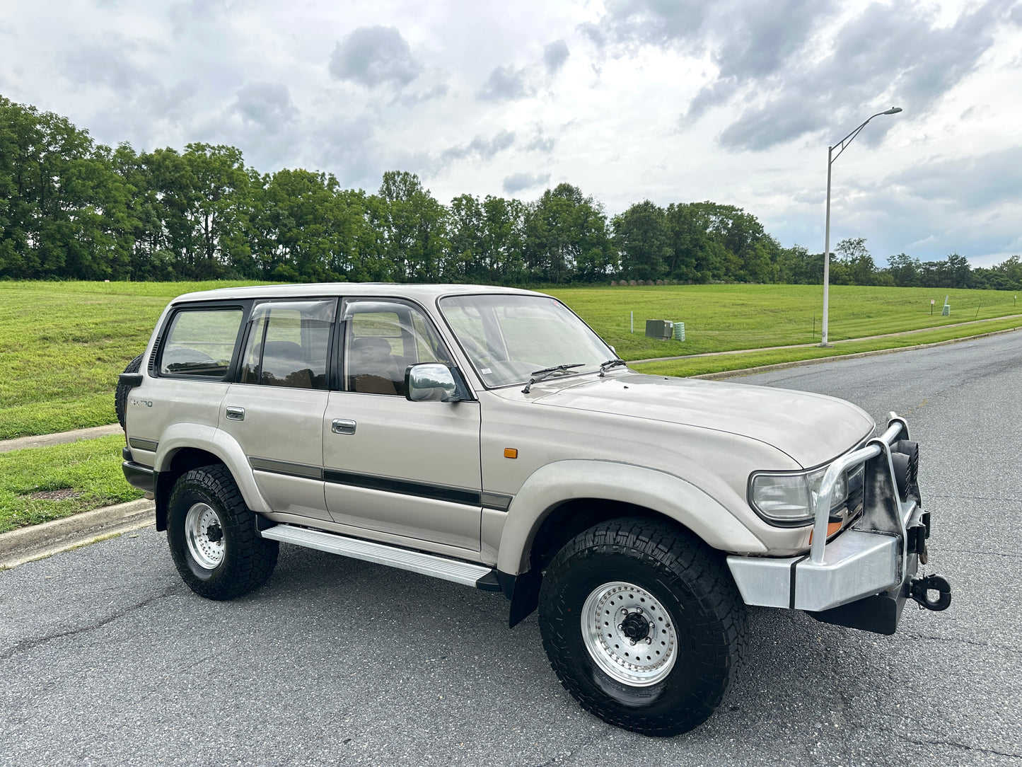 1991 TOYOTA LAND CRUISER HDJ81 VX 4WD - TURBO DIESEL - TRIPLE LOCKED — LOT#833