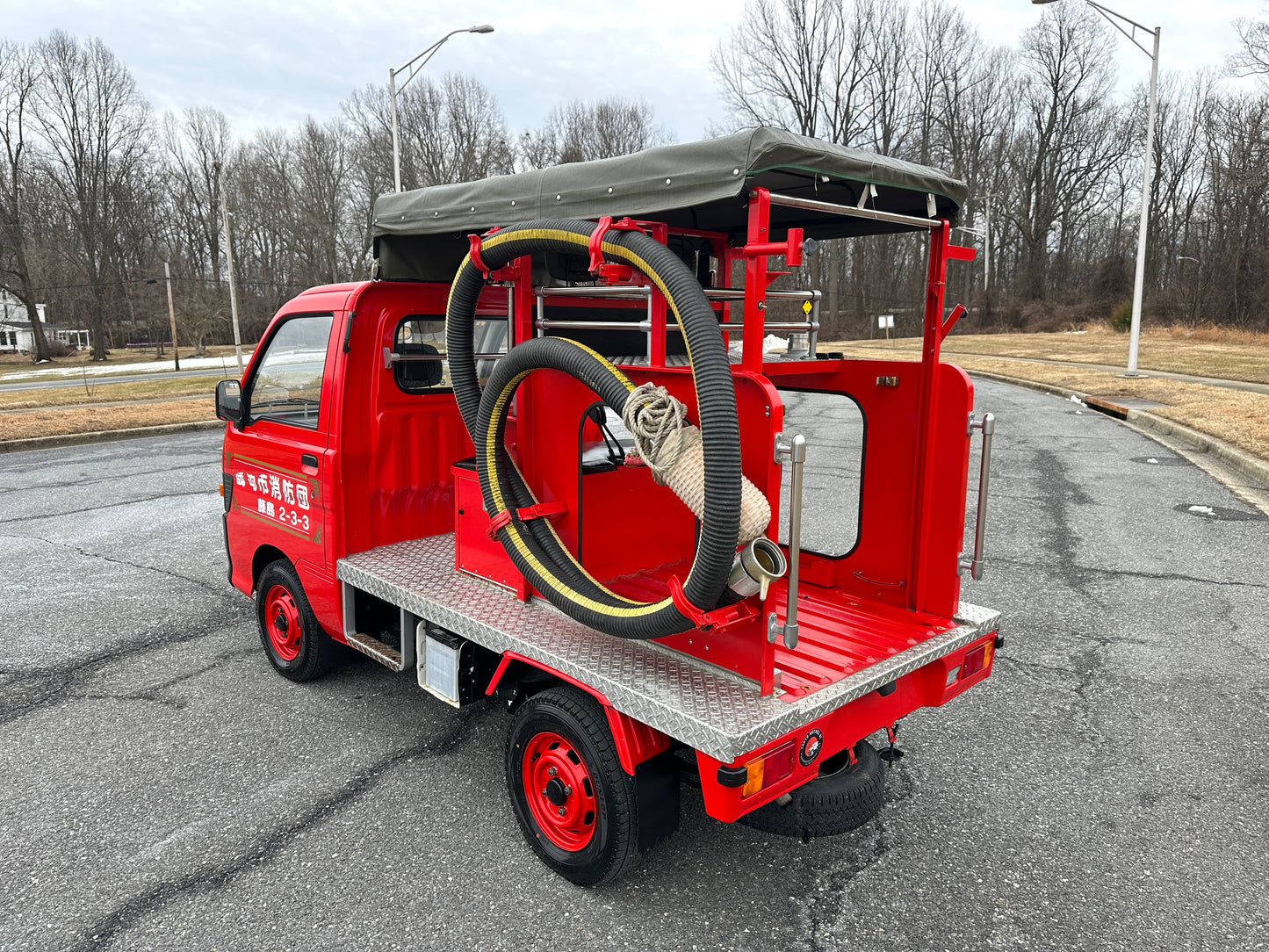1995 DAIHATSU HIJET FIRE TRUCK 4WD - 2,760 Miles — LOT#756