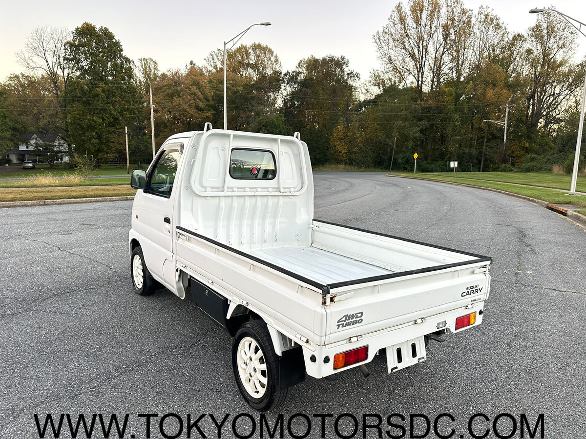 “UNICORN” 1999 SUZUKI CARRY TURBO 4WD - AUTOMATIC TRANSMISSION - A/C - 19k MILES — LOT#997