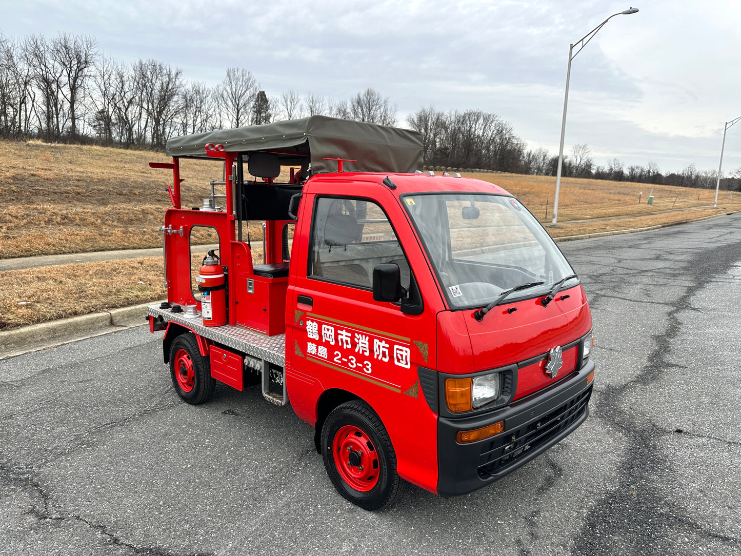 1995 DAIHATSU HIJET FIRE TRUCK 4WD - 2,760 Miles — LOT#756