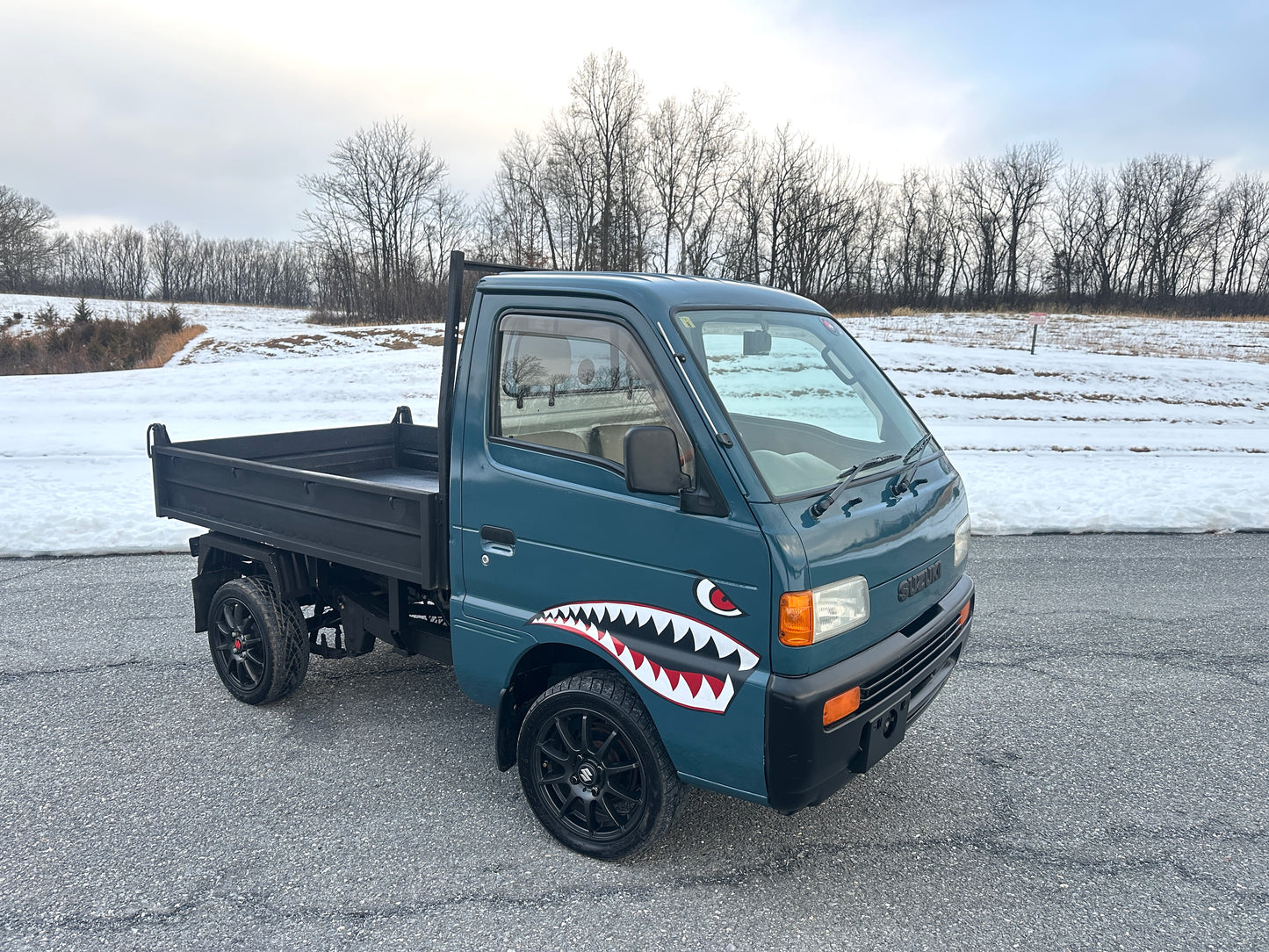 1998 SUZUKI CARRY CUSTOM DUMP 4WD - A/C — LOT#745