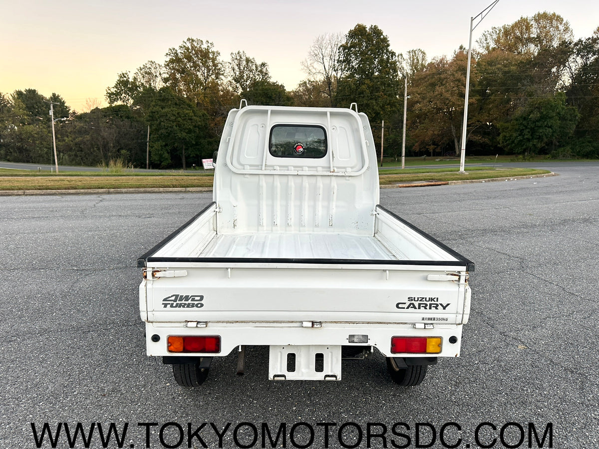 “UNICORN” 1999 SUZUKI CARRY TURBO 4WD - AUTOMATIC TRANSMISSION - A/C - 19k MILES — LOT#997