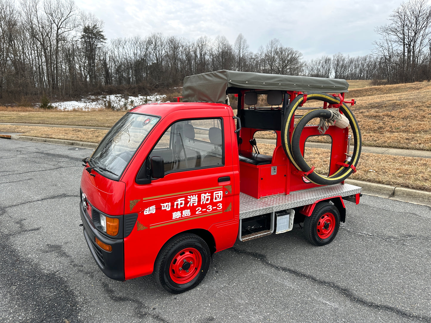 1995 DAIHATSU HIJET FIRE TRUCK 4WD - 2,760 Miles — LOT#756