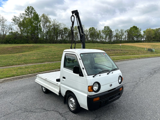 1996 MAZDA AUTOZAM SCRUM - HYDRAULIC CRANE - 28k Miles — LOT#762