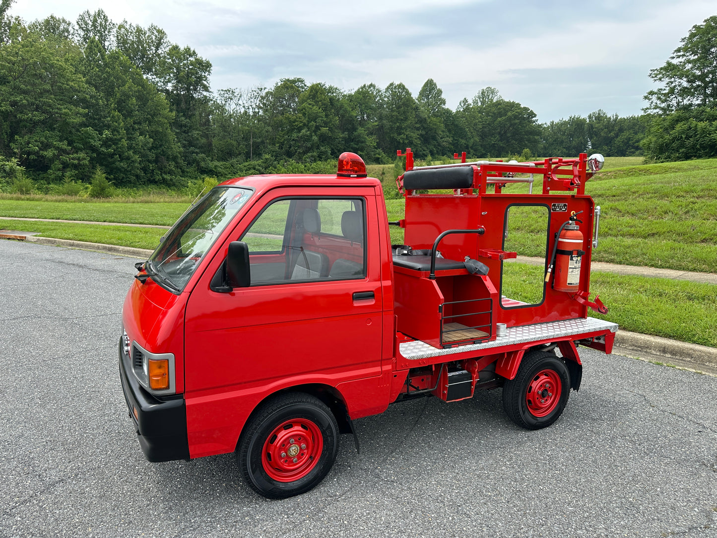 1993 DAIHATSU HIJET FIRE TRUCK 4WD V-S83P — LOT#733