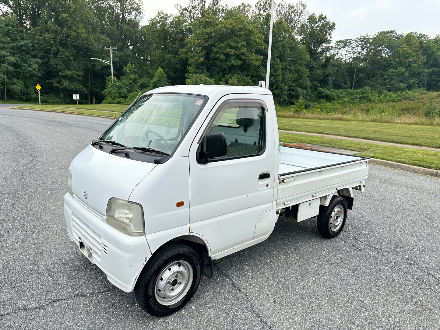 1999 SUZUKI CARRY -4WD -FUEL INJECTED -2 SPEED TRANSFER-CASE  -AIR CONDITIONING — LOT#598