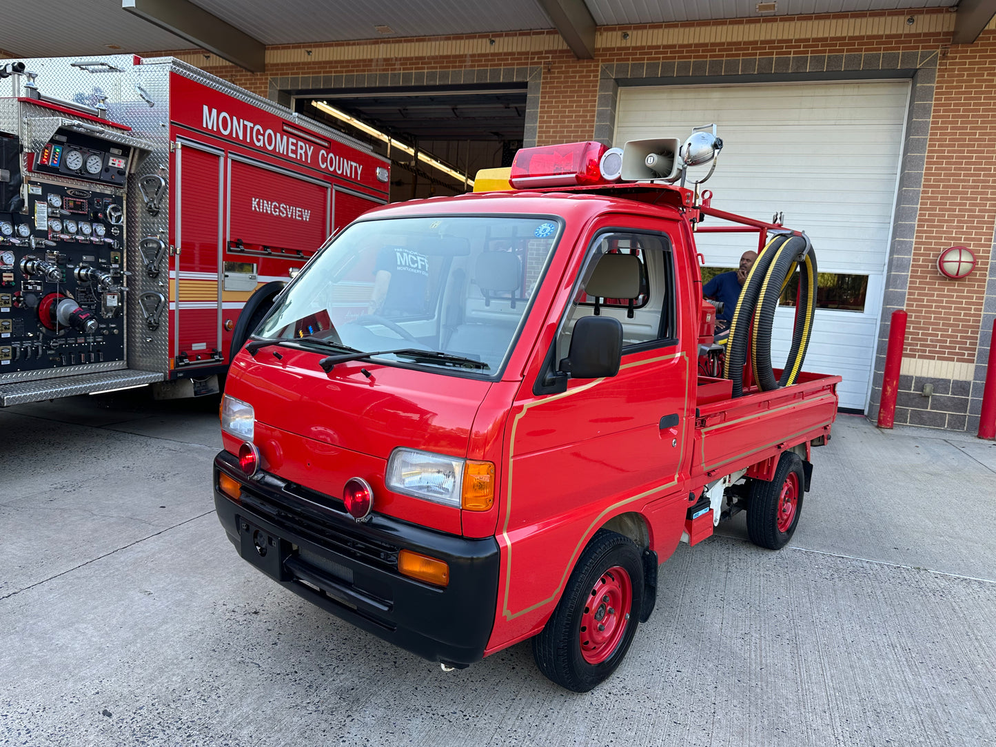 1998 SUZUKI CARRY FIRE TRUCK V-DD51T