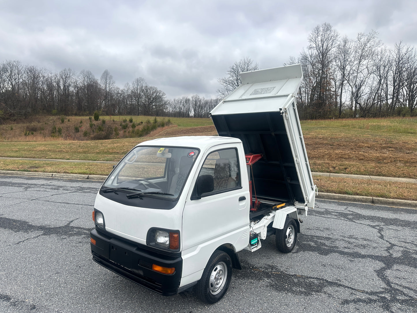 1995 MITSUBISHI MINICAB PTO OPERATED DUMP - 4WD - FULLY SERVICED — LOT#651