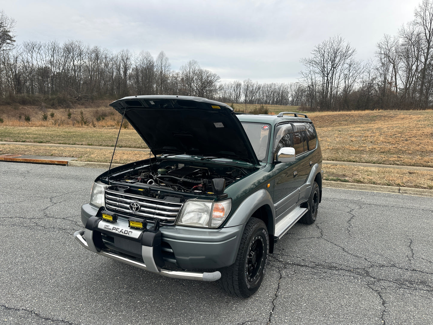 1997 Toyota Land Cruiser Prado TX 4WD - Intercooled Turbo Diesel - Center & Rear Differential Lockers — LOT#815