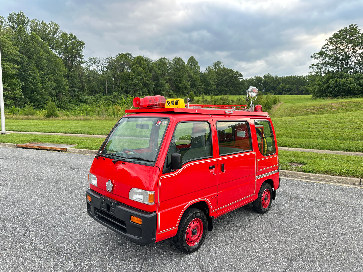 RARE FIRE VAN - 1997 SUBARU SAMBAR DIAS 4WD - FULLY EQUIPPED — LOT#931