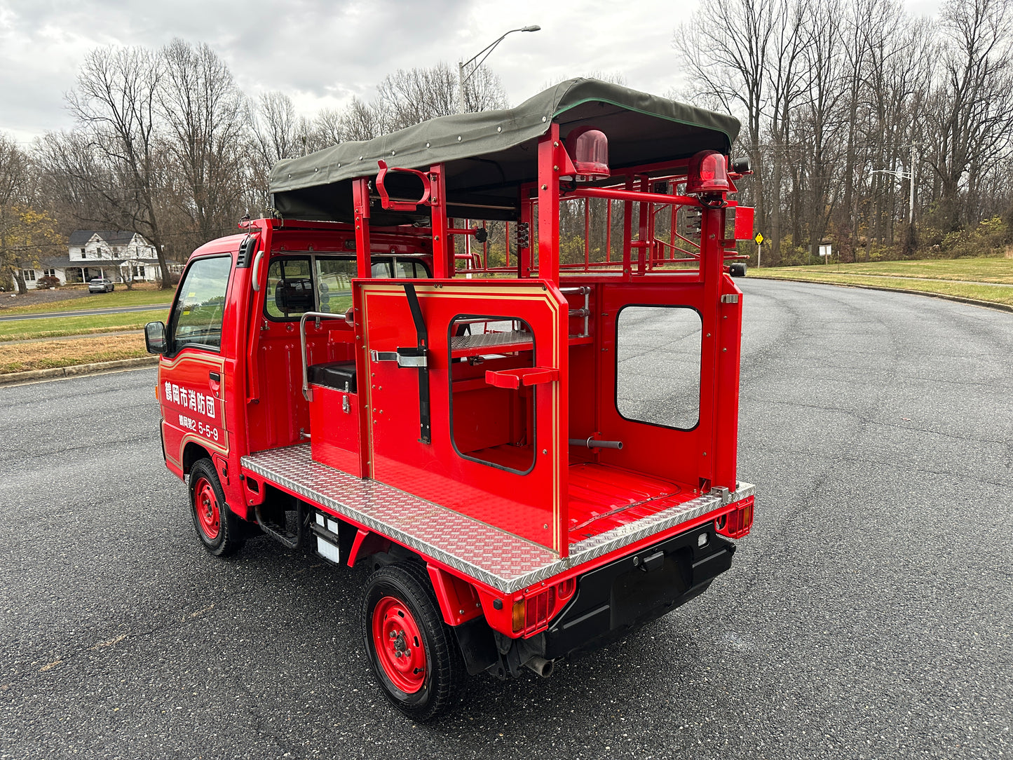 1995 SUBARU SAMBAR FIRE TRUCK 4WD - 3,278 MILES — LOT#717