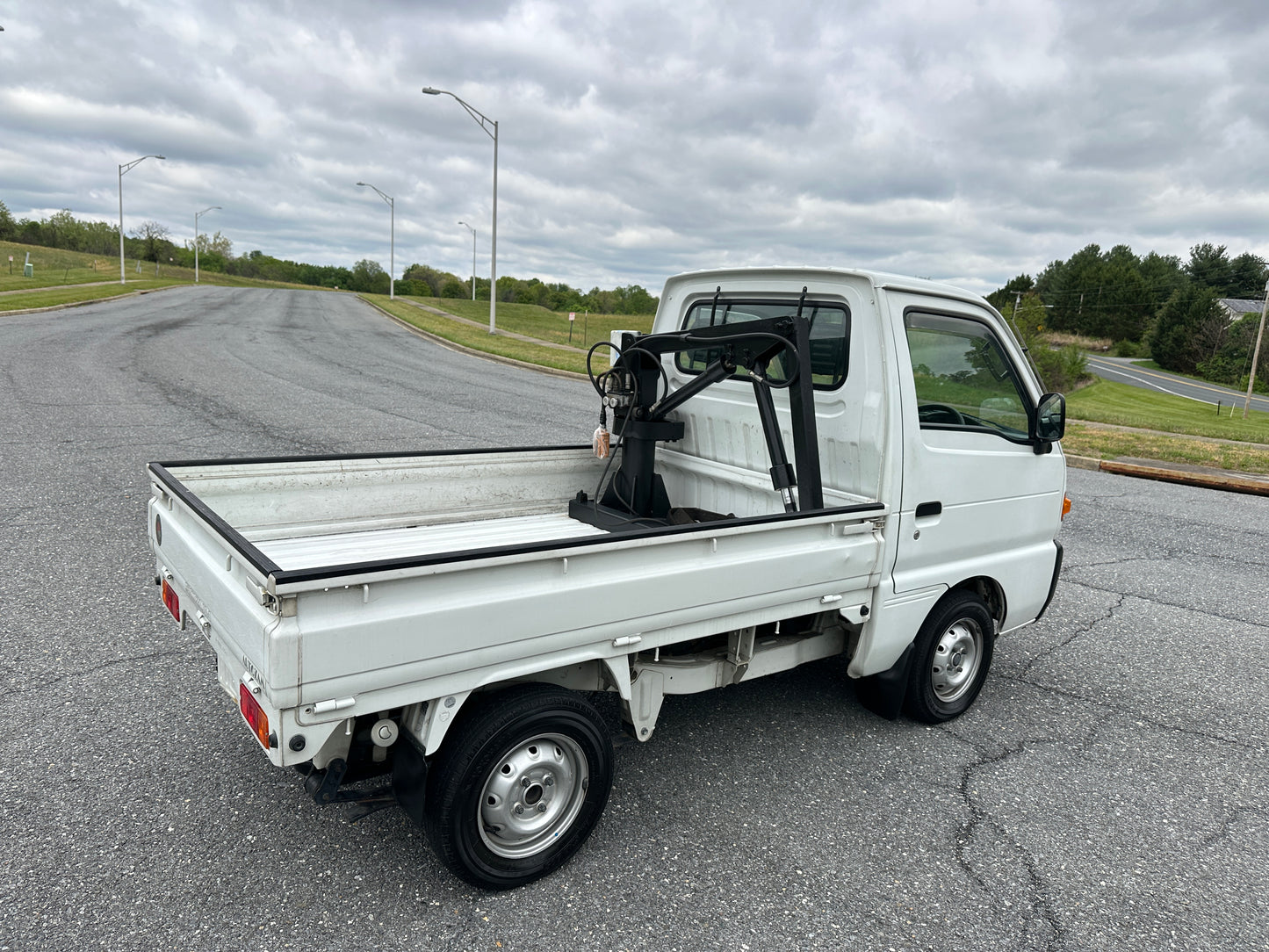 1996 MAZDA AUTOZAM SCRUM - HYDRAULIC CRANE - 28k Miles — LOT#762