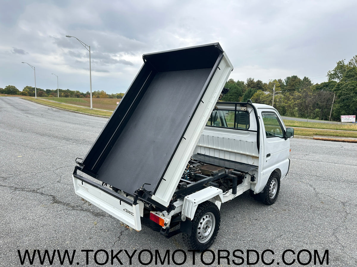 1998 SUZUKI CARRY 3-WAY DUMP - 4WD - A/C - 35k MILES — LOT#956