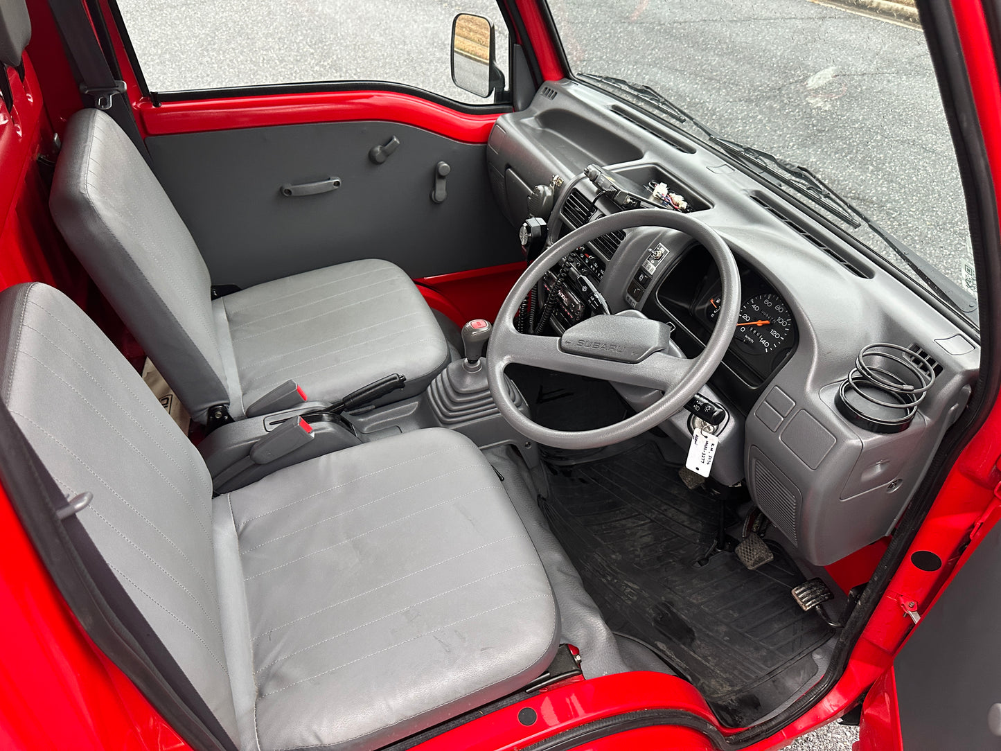 1995 SUBARU SAMBAR FIRE TRUCK 4WD - 3,278 MILES — LOT#717