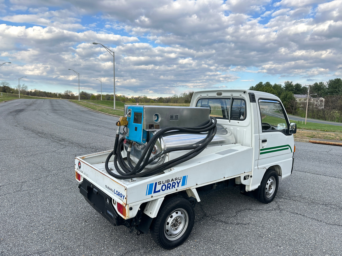 1991 SUBARU SAMBAR LORRY FUEL TANKER - 4WD - 5 SPEED — LOT#844