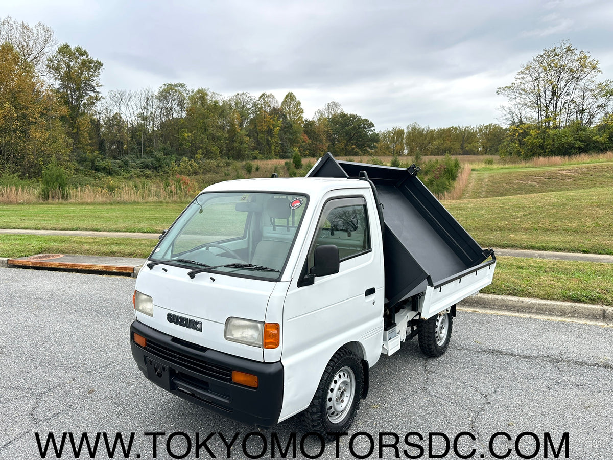1998 SUZUKI CARRY 3-WAY DUMP - 4WD - A/C - 35k MILES — LOT#956