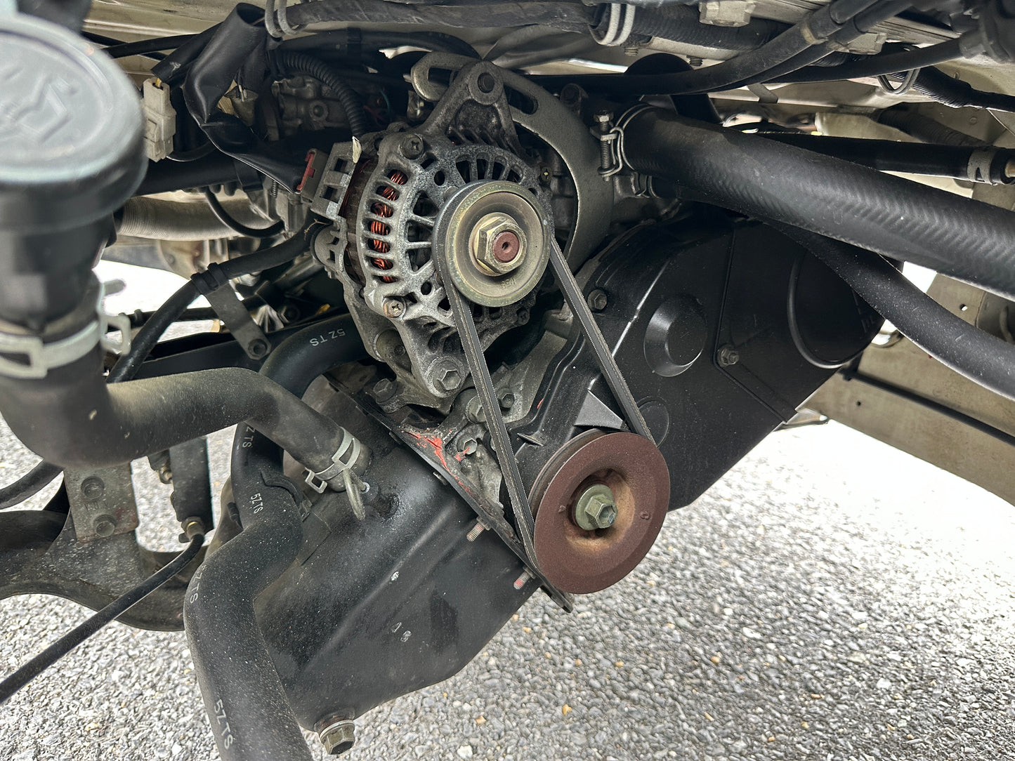 1996 MAZDA AUTOZAM SCRUM - HYDRAULIC CRANE - 28k Miles — LOT#762