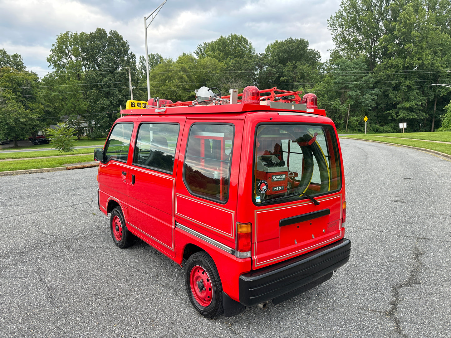 RARE FIRE VAN - 1997 SUBARU SAMBAR DIAS 4WD - FULLY EQUIPPED — LOT#931