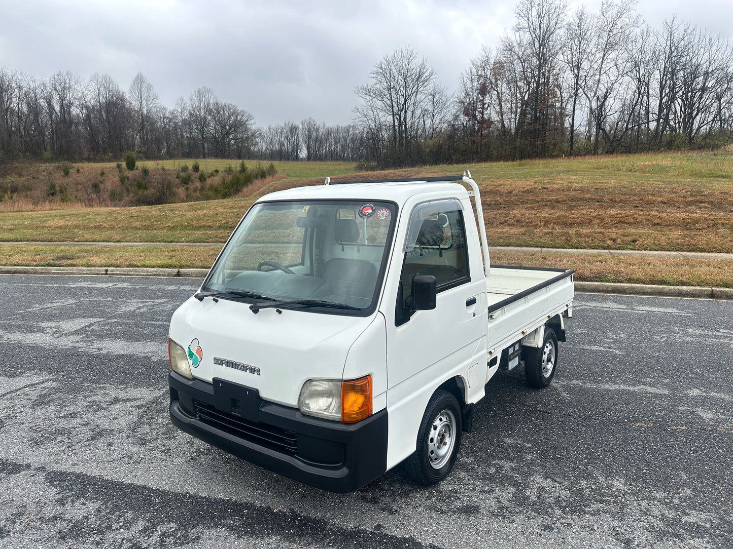 1999 SUBARU SAMBAR 4WD - FUEL INJECTED - A/C - ONLY 29K MILES — LOT#681
