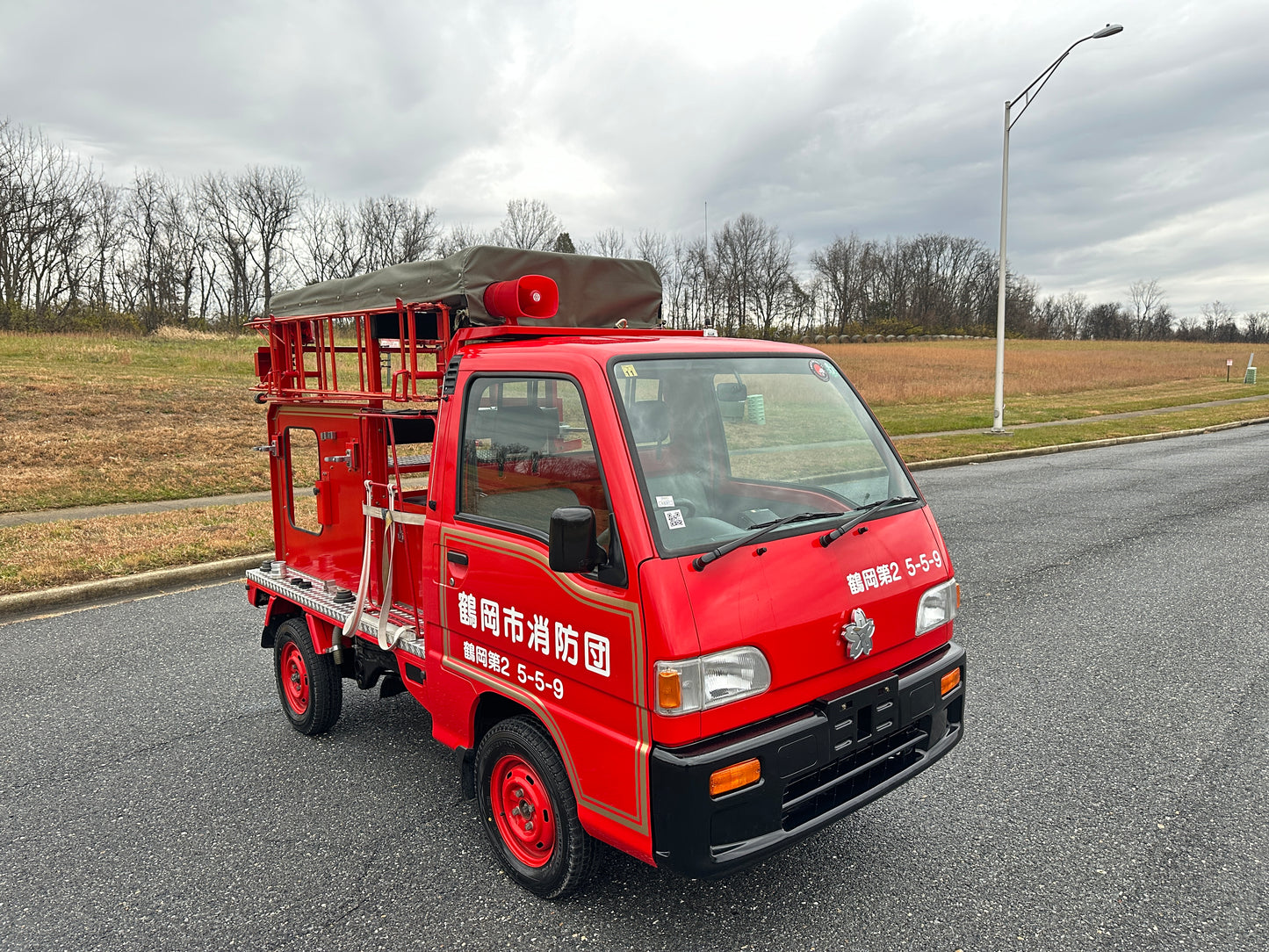 1995 SUBARU SAMBAR FIRE TRUCK 4WD - 3,278 MILES — LOT#717