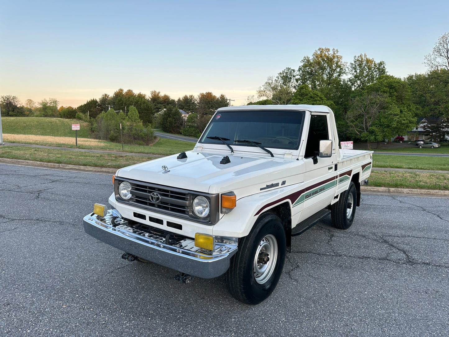 1999 TOYOTA LAND CRUISER FZJ75 PICKUP 4WD - GCC SPEC - LEFT HAND DRIVE - 5 SPEED MANUAL — LOT#854