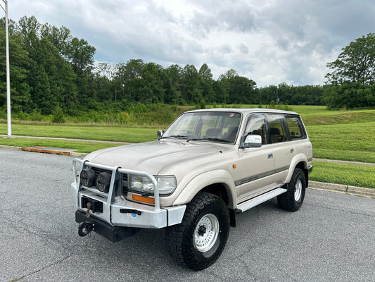 1991 TOYOTA LAND CRUISER HDJ81 VX 4WD - TURBO DIESEL - TRIPLE LOCKED — LOT#833