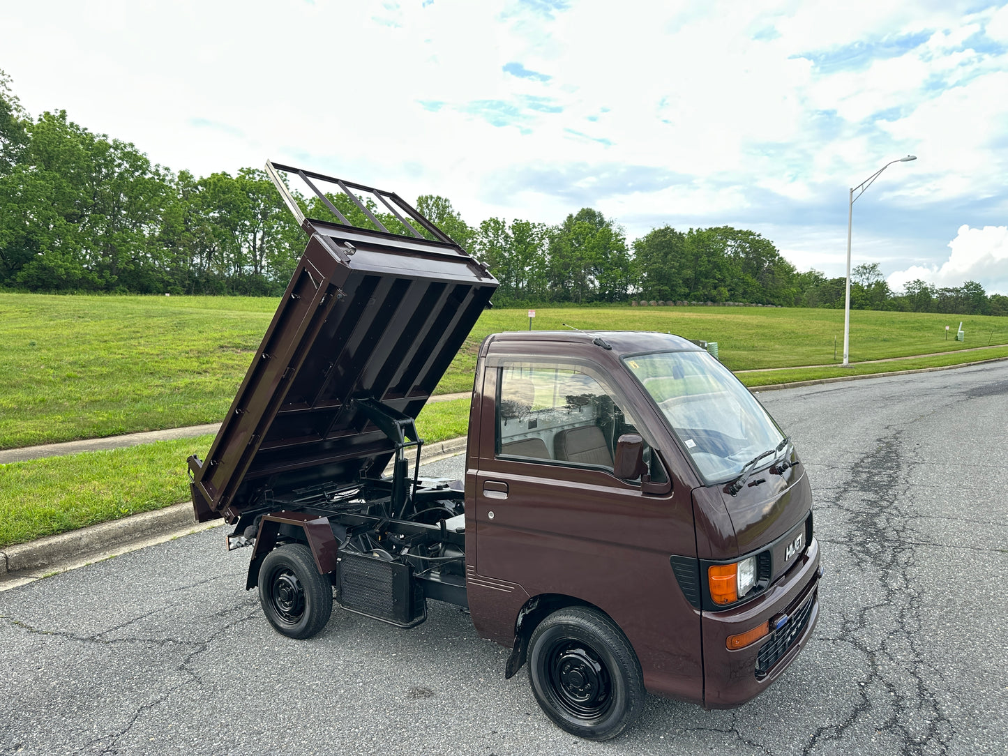 1995 DAIHATSU HIJET CLIMBER PTO DUMP - 4x4 - DIFF LOCK - 2 SPEED TRANSFER-CASE - A/C - CUSTOM PAINTJOB — LOT#912