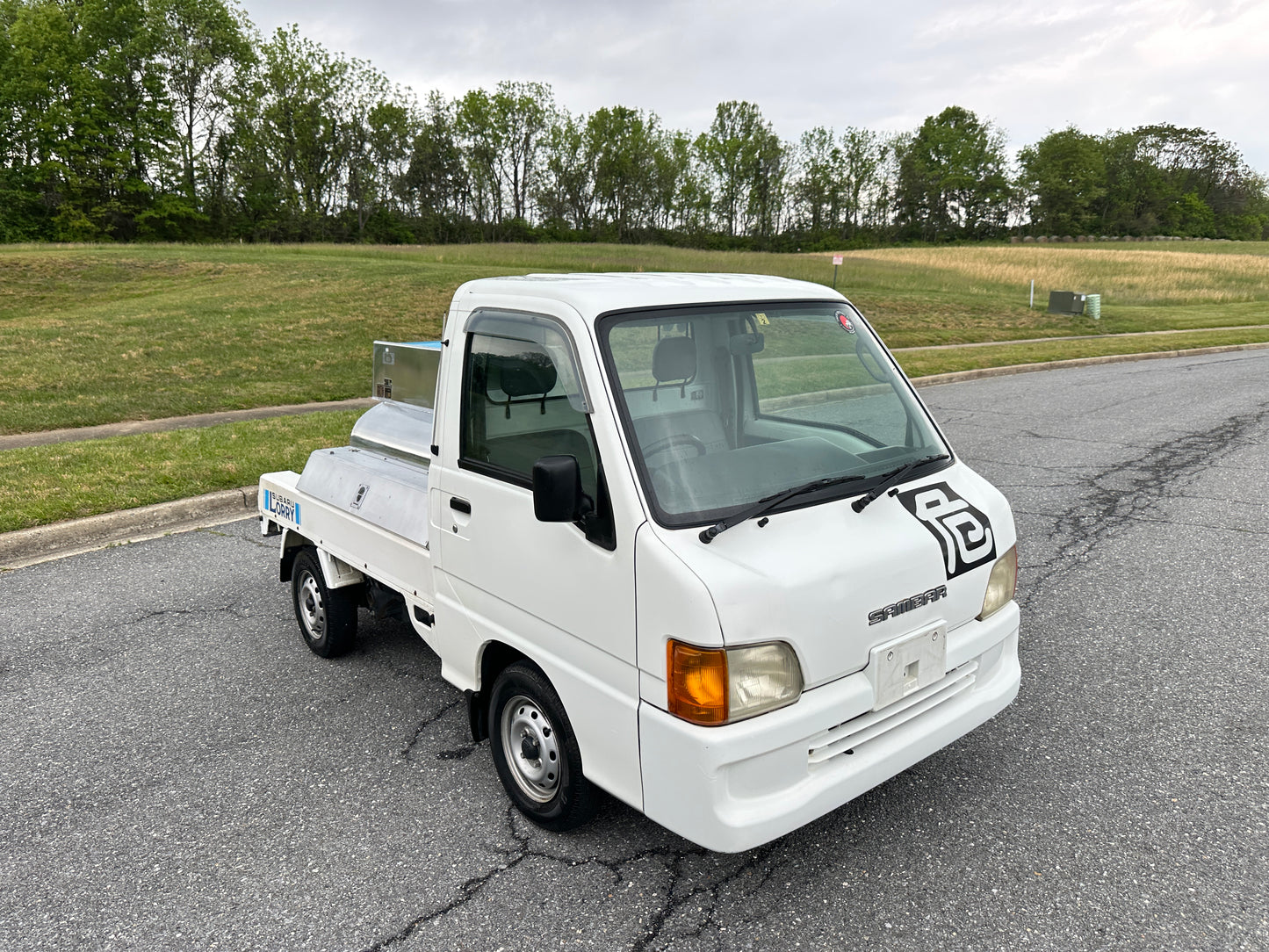 2000 SUBARU SAMBAR LORRY FUEL TANKER 4WD - A/C - FUEL INJECTION - AIRBAG - POWER STEERING — LOT#845