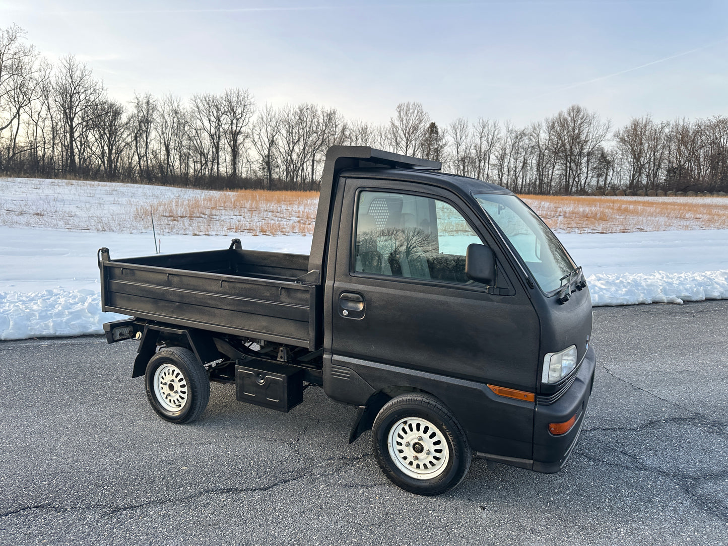 1997 MITSUBISHI MINICAB DUMP TRUCK 4WD - AUTOMATIC - A/C - FUEL INJECTION - POWER STEERING — LOT#734