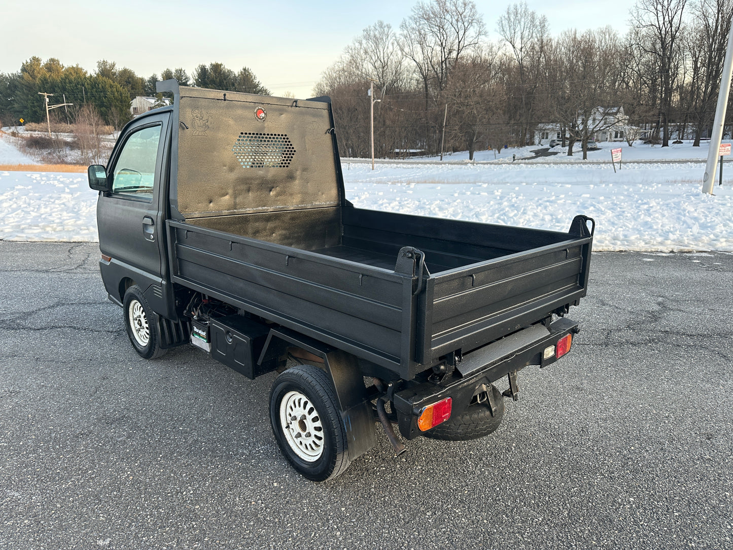 1997 MITSUBISHI MINICAB DUMP TRUCK 4WD - AUTOMATIC - A/C - FUEL INJECTION - POWER STEERING — LOT#734