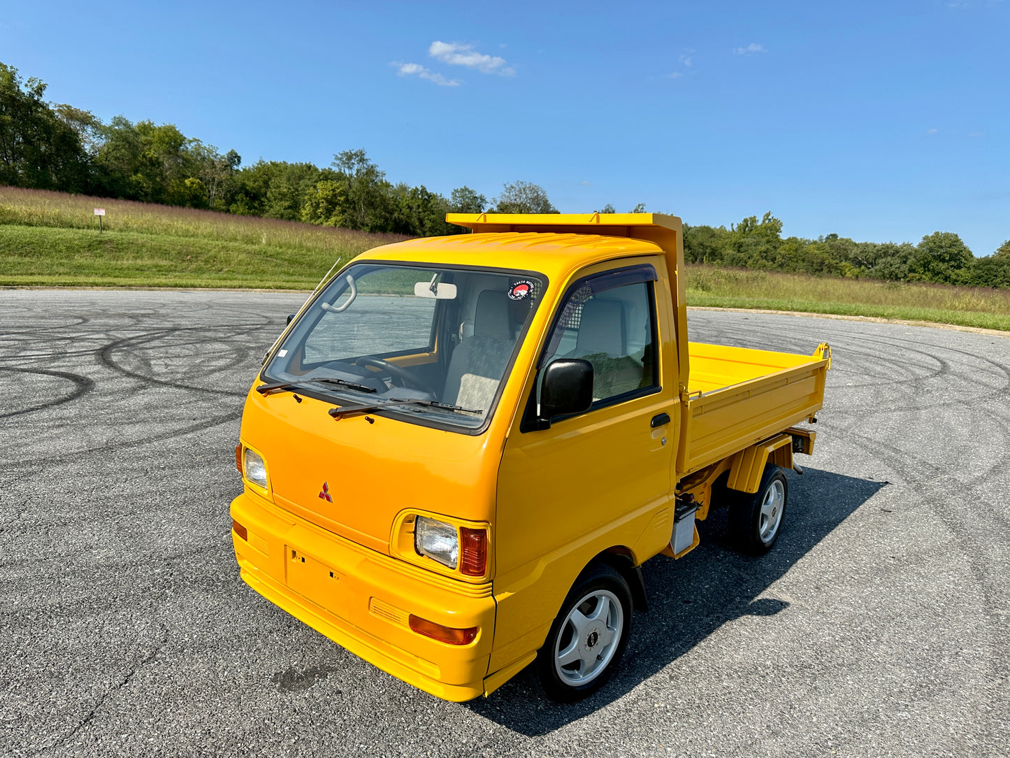 1997 MITSUBISHI MINICAB PTO DUMP TRUCK V-U42T