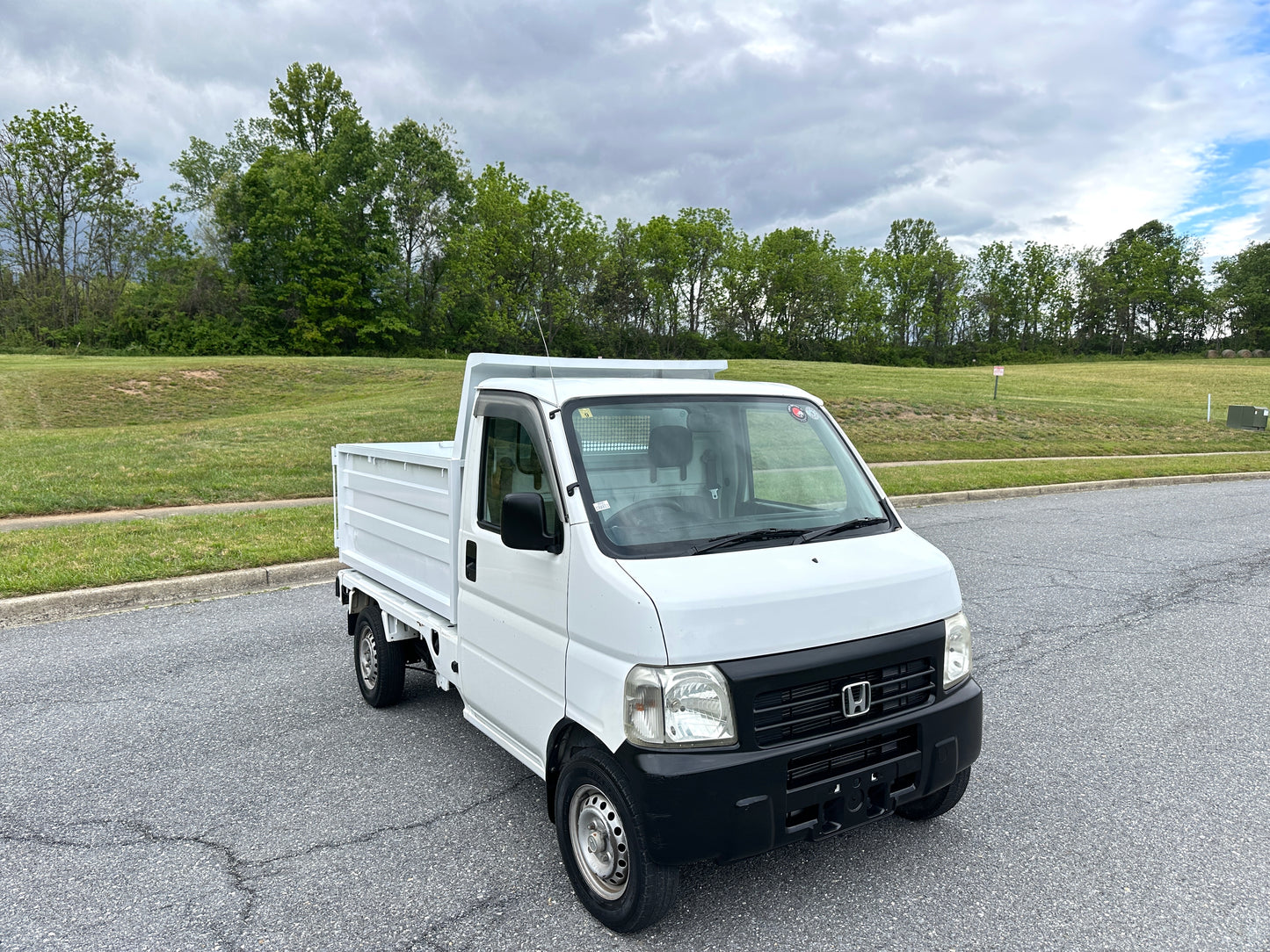 1999 HONDA ACTY SDX HIGH SIDE DUMP 4WD —— 28,957 MILES - FUEL INJECTION - A/C - AIRBAG - POWER STEERING — LOT#837