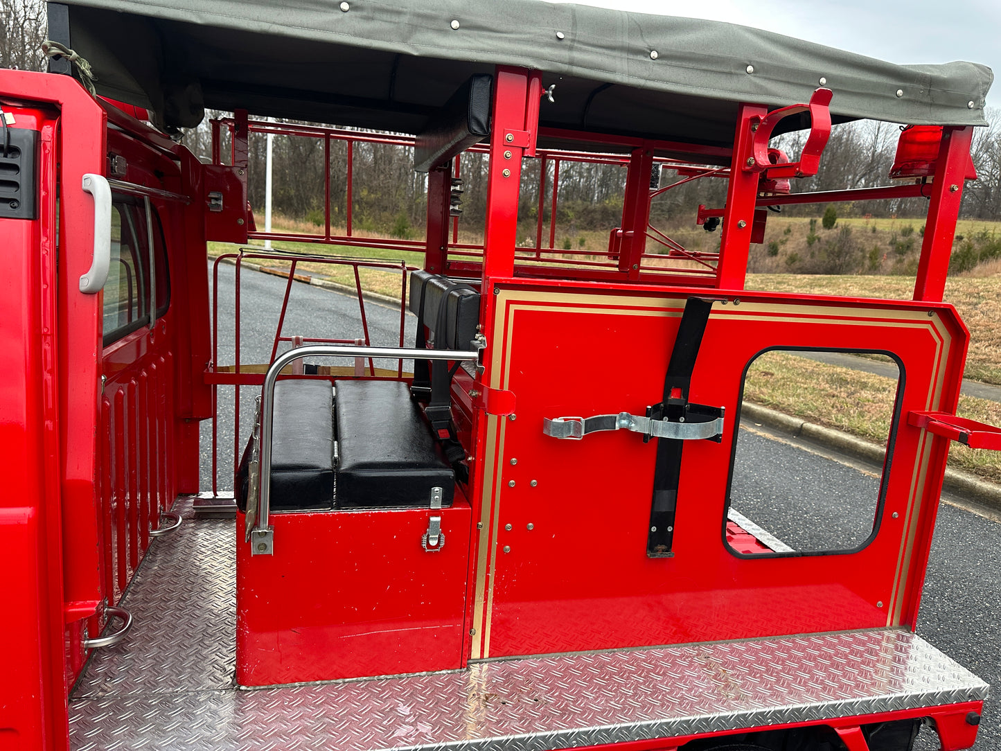 1995 SUBARU SAMBAR FIRE TRUCK 4WD - 3,278 MILES — LOT#717