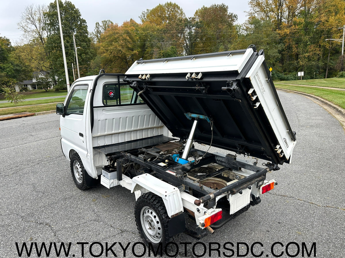 1998 SUZUKI CARRY 3-WAY DUMP - 4WD - A/C - 35k MILES — LOT#956