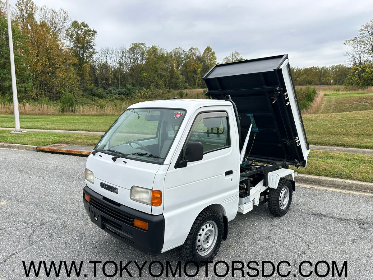 1998 SUZUKI CARRY 3-WAY DUMP - 4WD - A/C - 35k MILES — LOT#956