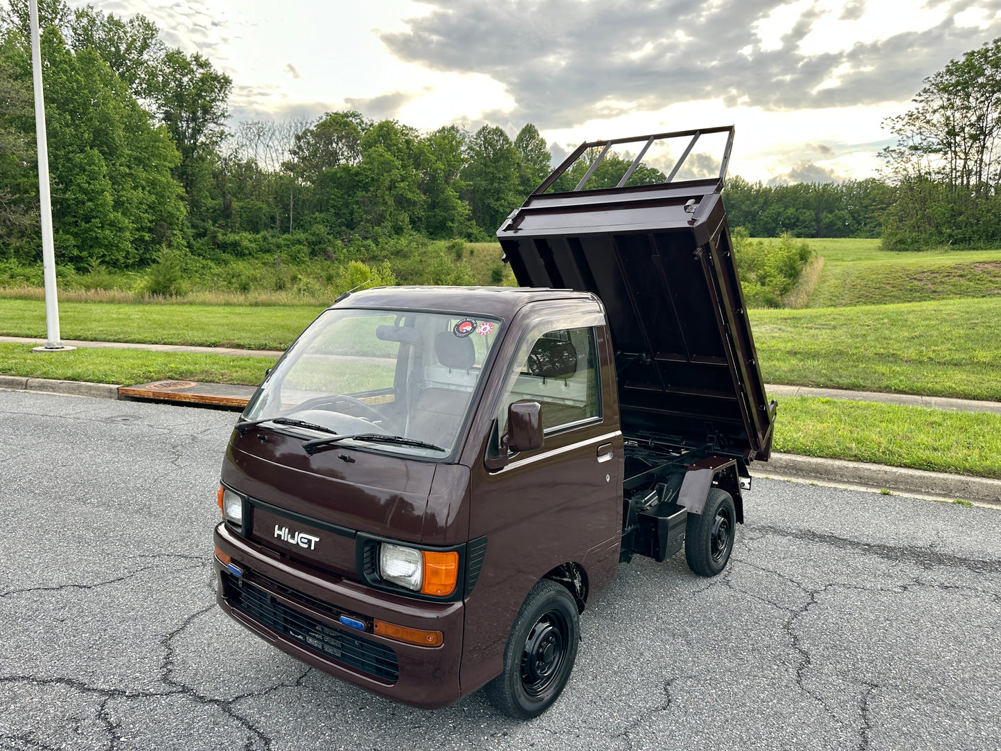 1995 DAIHATSU HIJET CLIMBER PTO DUMP - 4x4 - DIFF LOCK - 2 SPEED TRANSFER-CASE - A/C - CUSTOM PAINTJOB — LOT#912