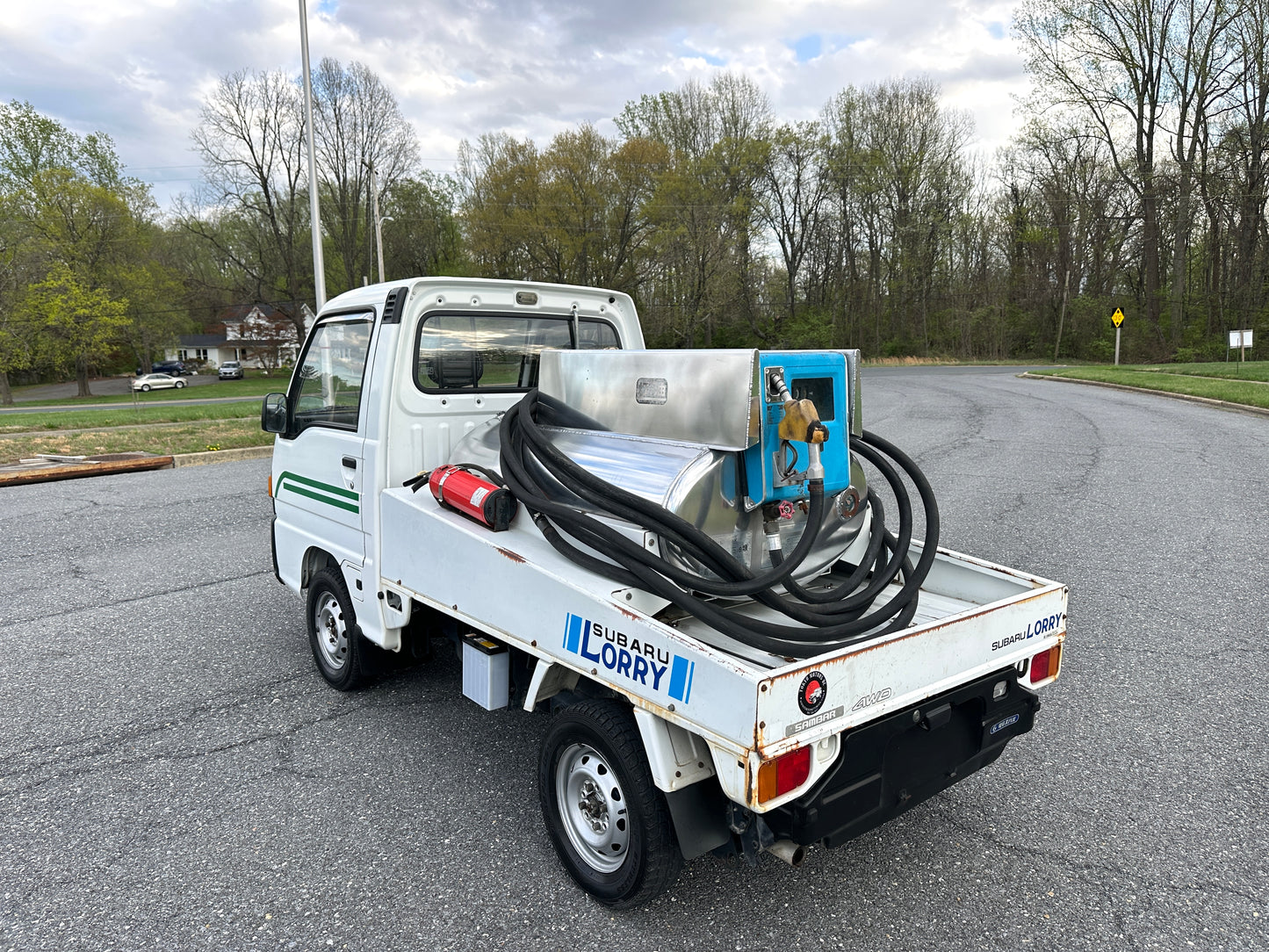 1991 SUBARU SAMBAR LORRY FUEL TANKER - 4WD - 5 SPEED — LOT#844