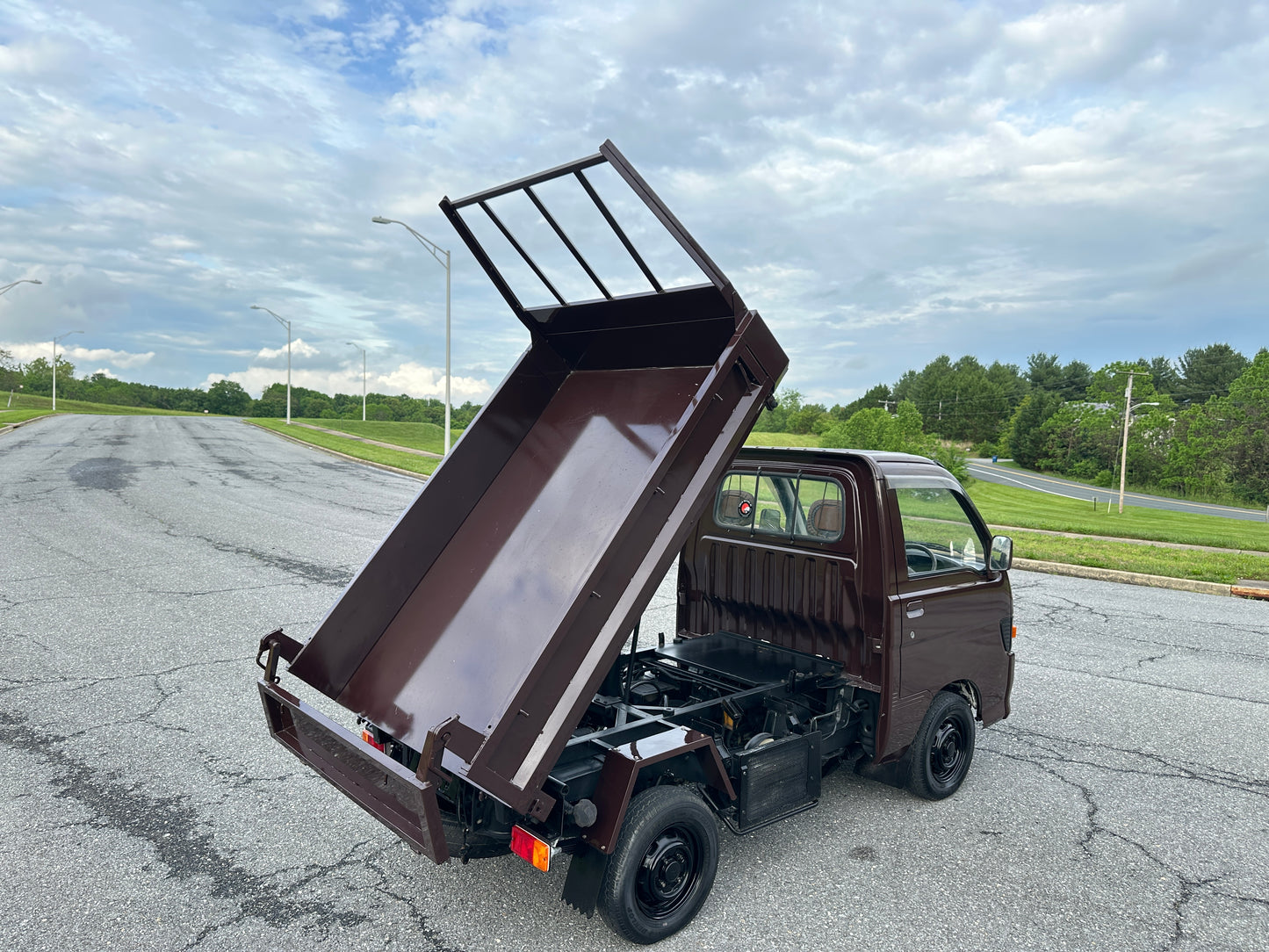 1995 DAIHATSU HIJET CLIMBER PTO DUMP - 4x4 - DIFF LOCK - 2 SPEED TRANSFER-CASE - A/C - CUSTOM PAINTJOB — LOT#912