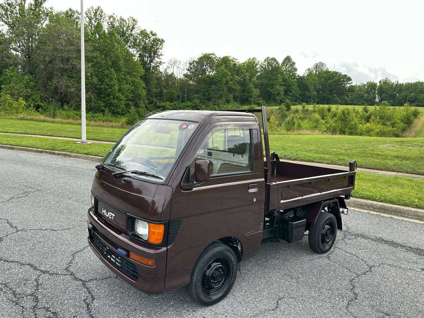 1995 DAIHATSU HIJET CLIMBER PTO DUMP - 4x4 - DIFF LOCK - 2 SPEED TRANSFER-CASE - A/C - CUSTOM PAINTJOB — LOT#912