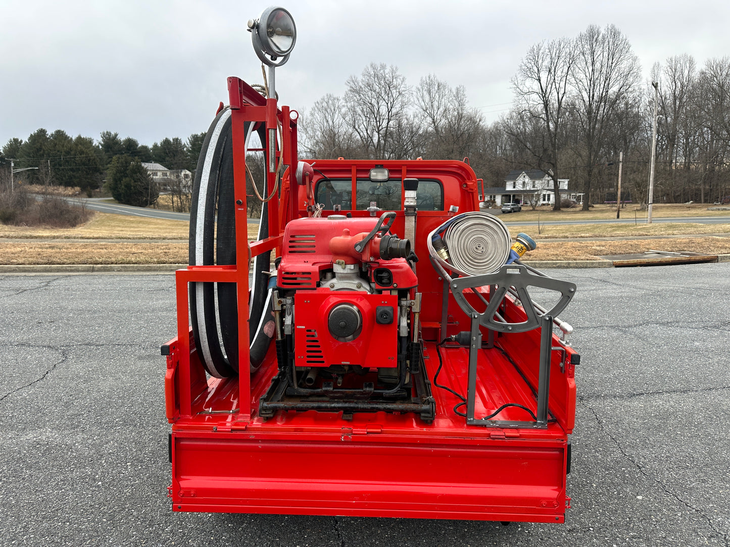 1999 HONDA ACTY SDX  FIRE TRUCK - 4WD - FULLY EQUIPPED - 9,716 Miles — LOT#836