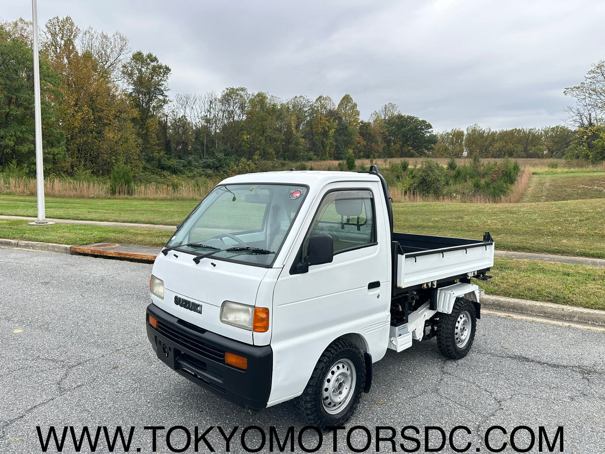 1998 SUZUKI CARRY 3-WAY DUMP - 4WD - A/C - 35k MILES — LOT#956