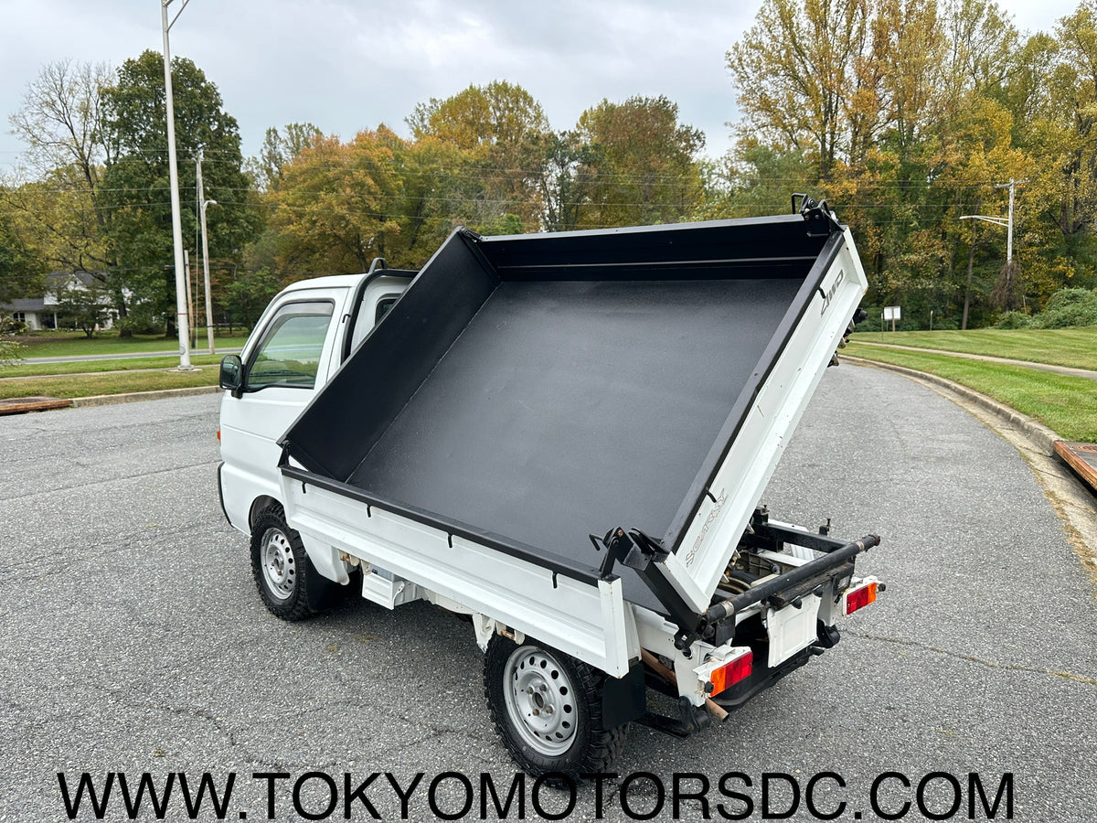 1998 SUZUKI CARRY 3-WAY DUMP - 4WD - A/C - 35k MILES — LOT#956
