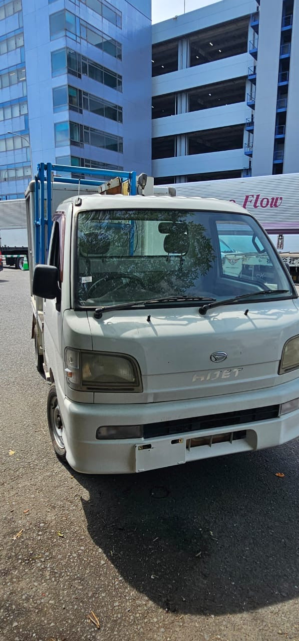 VERY RARE! 2001 DAIHATSU HIJET AERIAL WORK PLATFORM TRUCK 4WD - PTO OPERATED AICHI BOOM WITH STABILIZERS