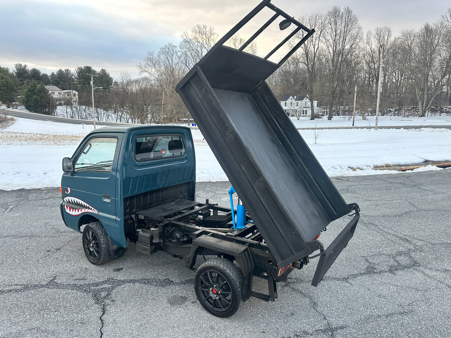 1998 SUZUKI CARRY CUSTOM DUMP 4WD - A/C — LOT#745