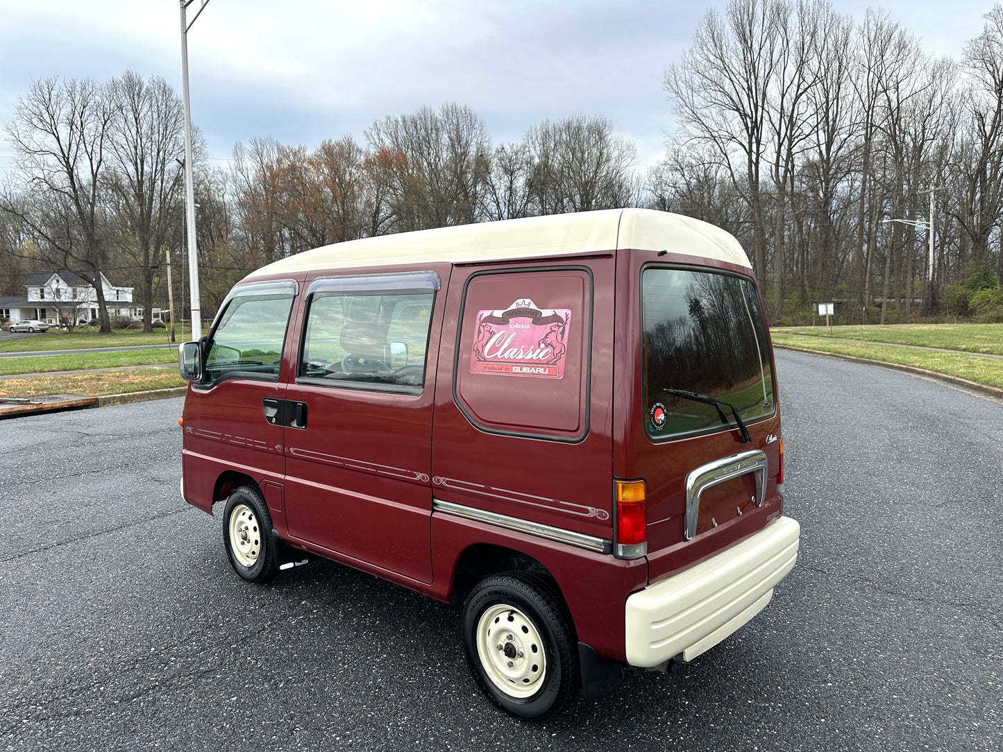 1995 SUBARU SAMBAR DIAS CLASSIC - 5 SPEED MANUAL — Lot#825
